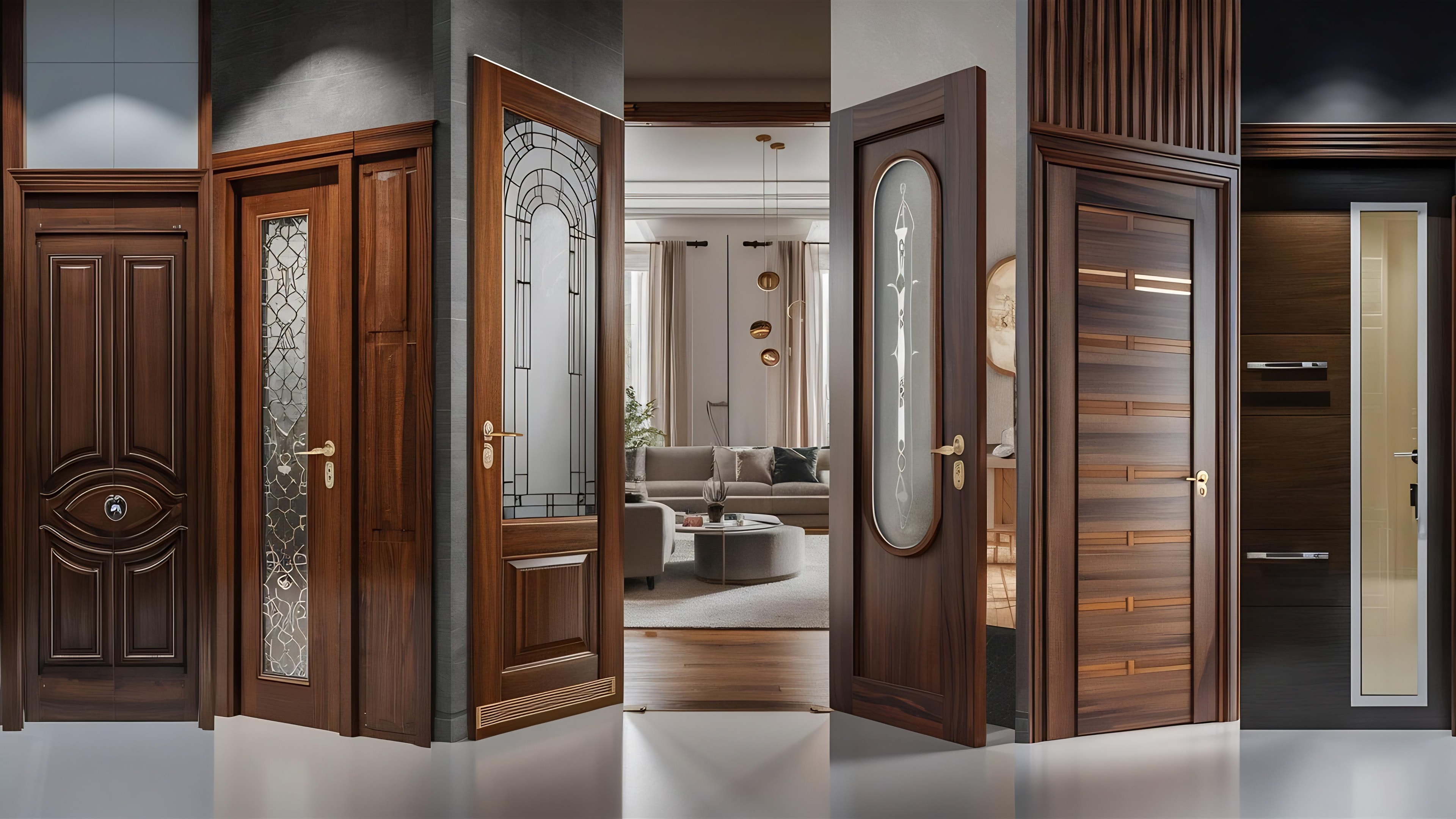 Teak door collection