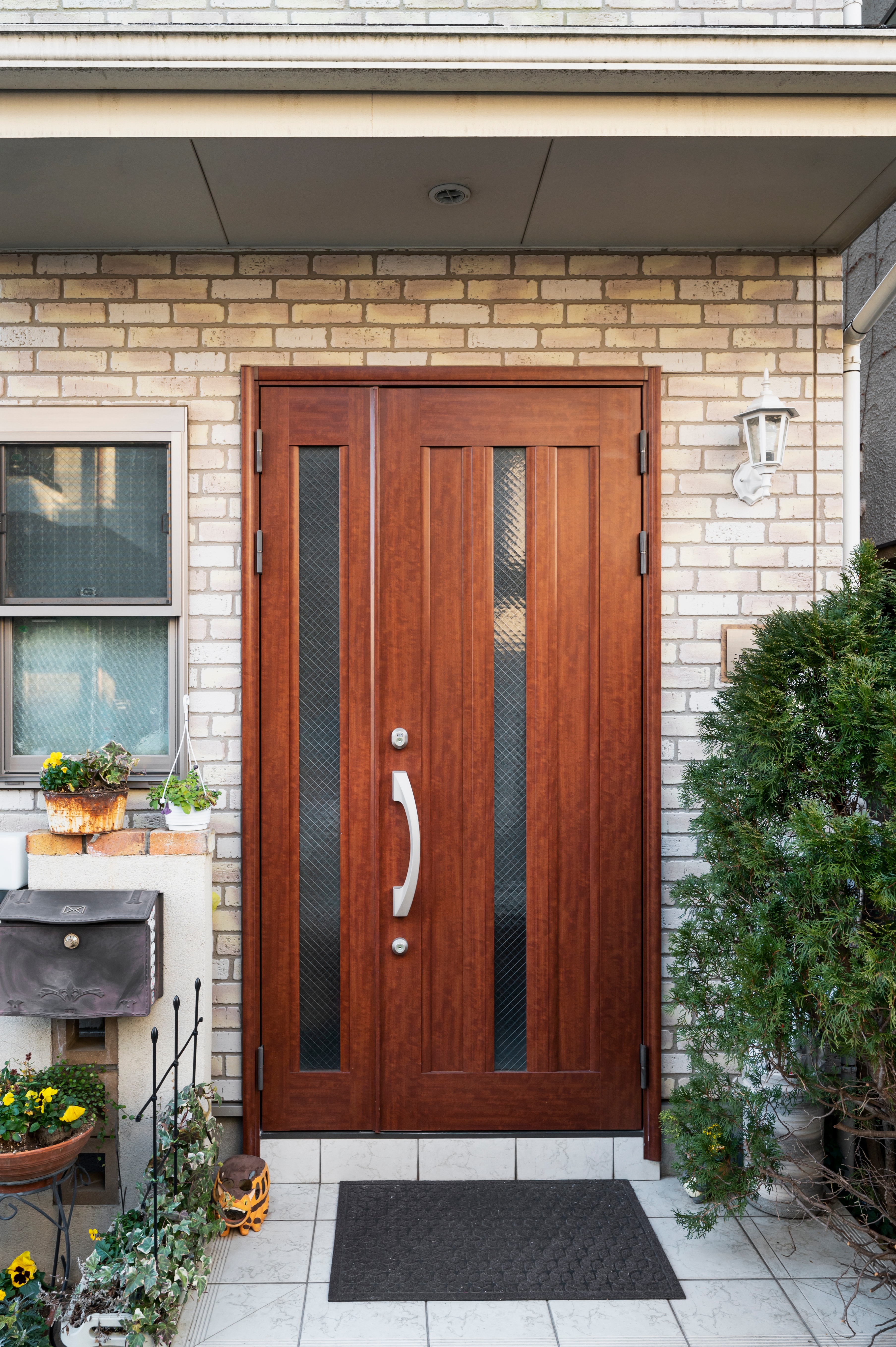 Carved door detail