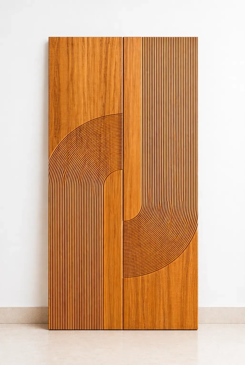 Teak doors
